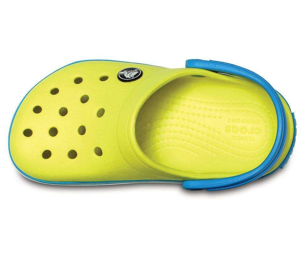 Дитячі Crocs-сабо для хлопчика Crocs Crocband Kids Tennis Ball Green/Ocean — фото 11