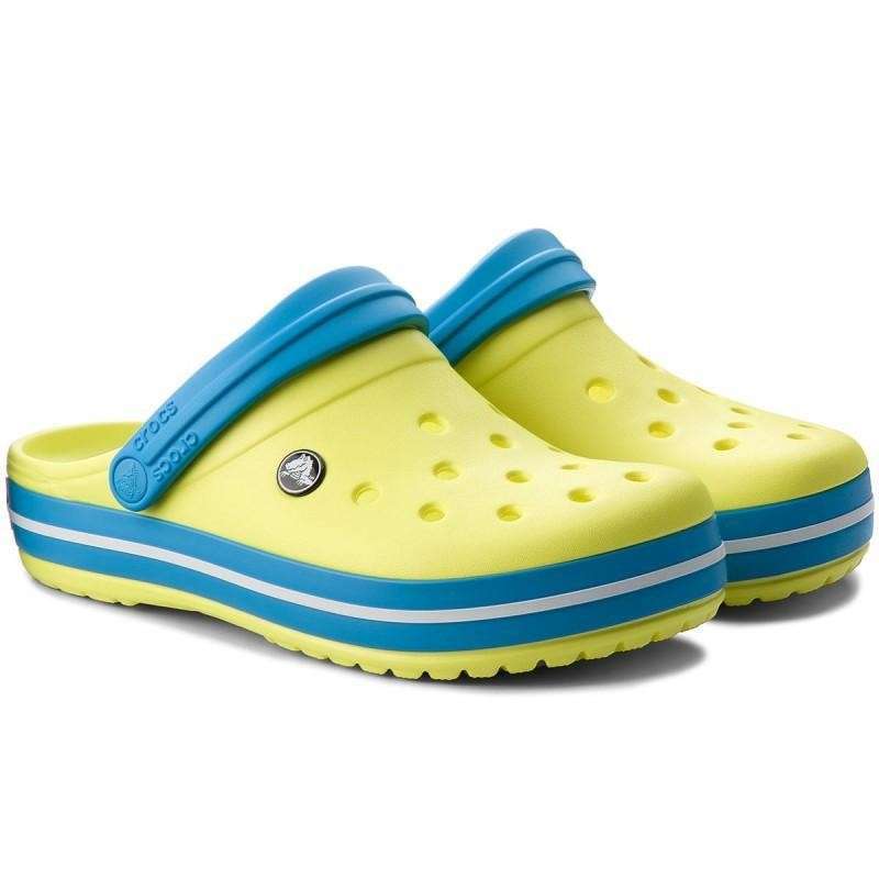 Дитячі Crocs-сабо для хлопчика Crocs Crocband Kids Tennis Ball Green/Ocean — фото 4