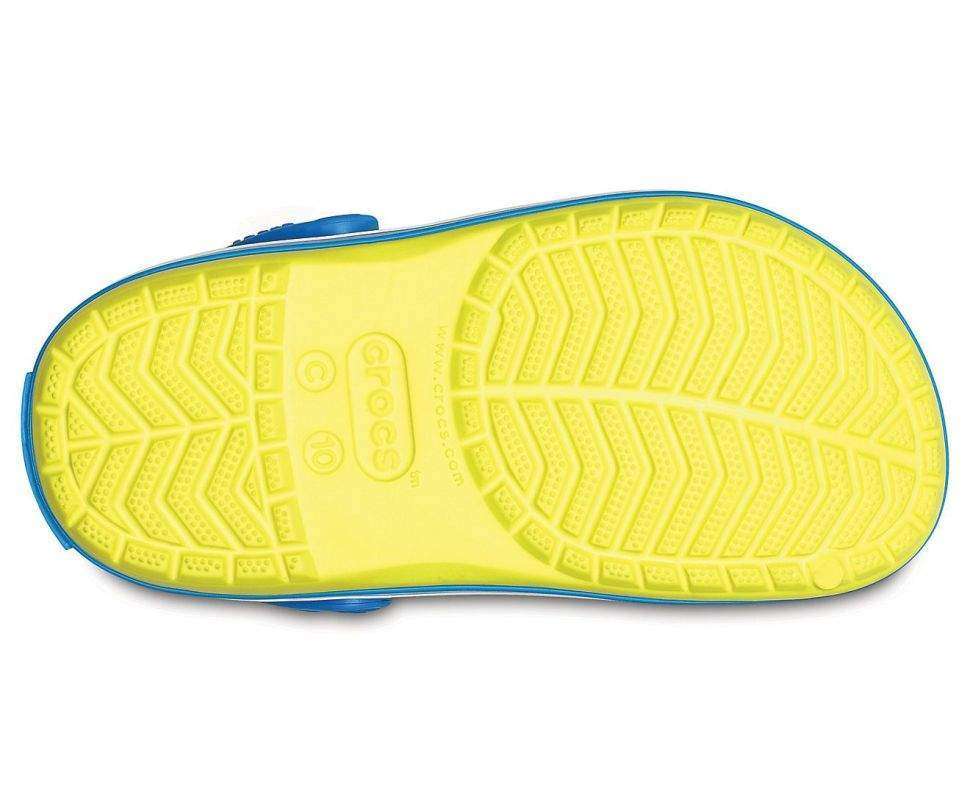 Дитячі Crocs-сабо для хлопчика Crocs Crocband Kids Tennis Ball Green/Ocean — фото 10