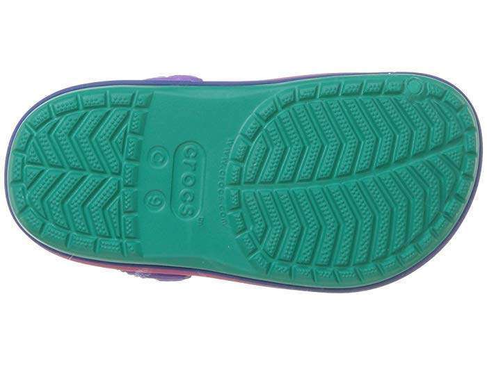 Дитячі Crocs для дівчинки Crocband Rainbow Band Clog Tropical Teal — фото 3