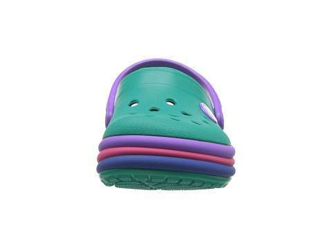 Дитячі Crocs для дівчинки Crocband Rainbow Band Clog Tropical Teal — фото 5