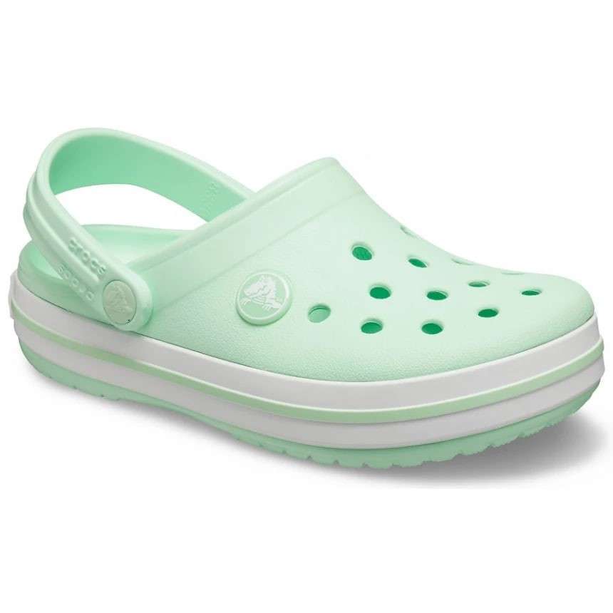 Дитячі Crocs для дівчинки Crocband Clog Kids Neo Mint — фото 7