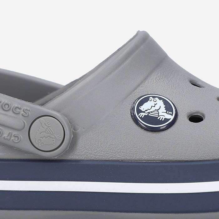 Дитячі Crocs-сабо для хлопчика Crocs Crocband Clog Kids Smoke/Navy — фото 5