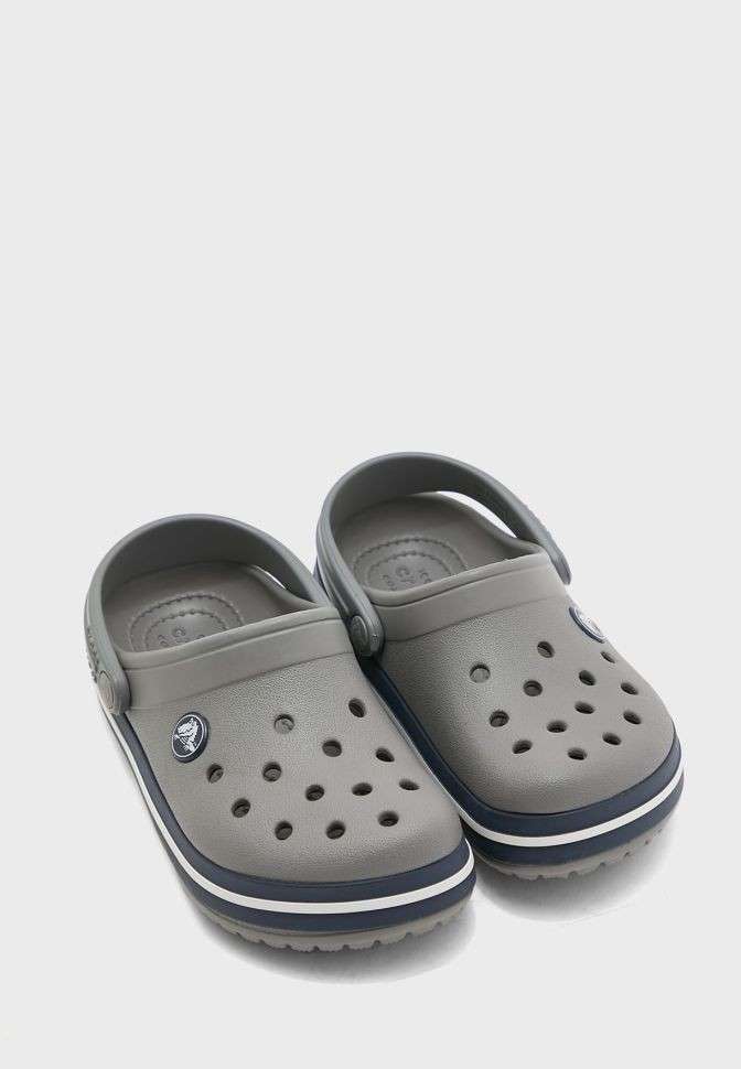 Дитячі Crocs-сабо для хлопчика Crocs Crocband Clog Kids Smoke/Navy — фото 6