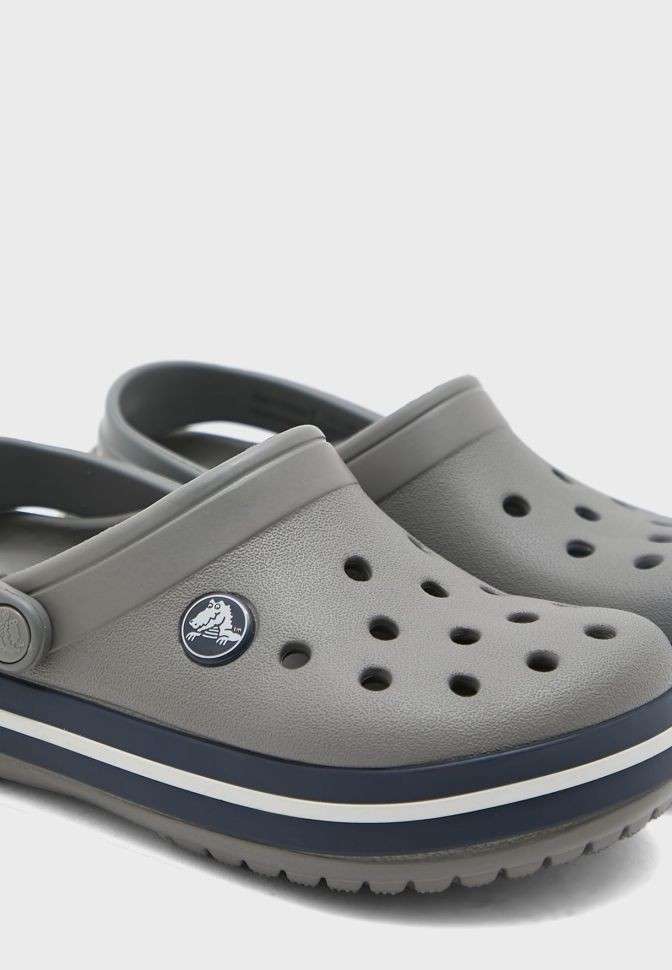 Дитячі Crocs-сабо для хлопчика Crocs Crocband Clog Kids Smoke/Navy — фото 10