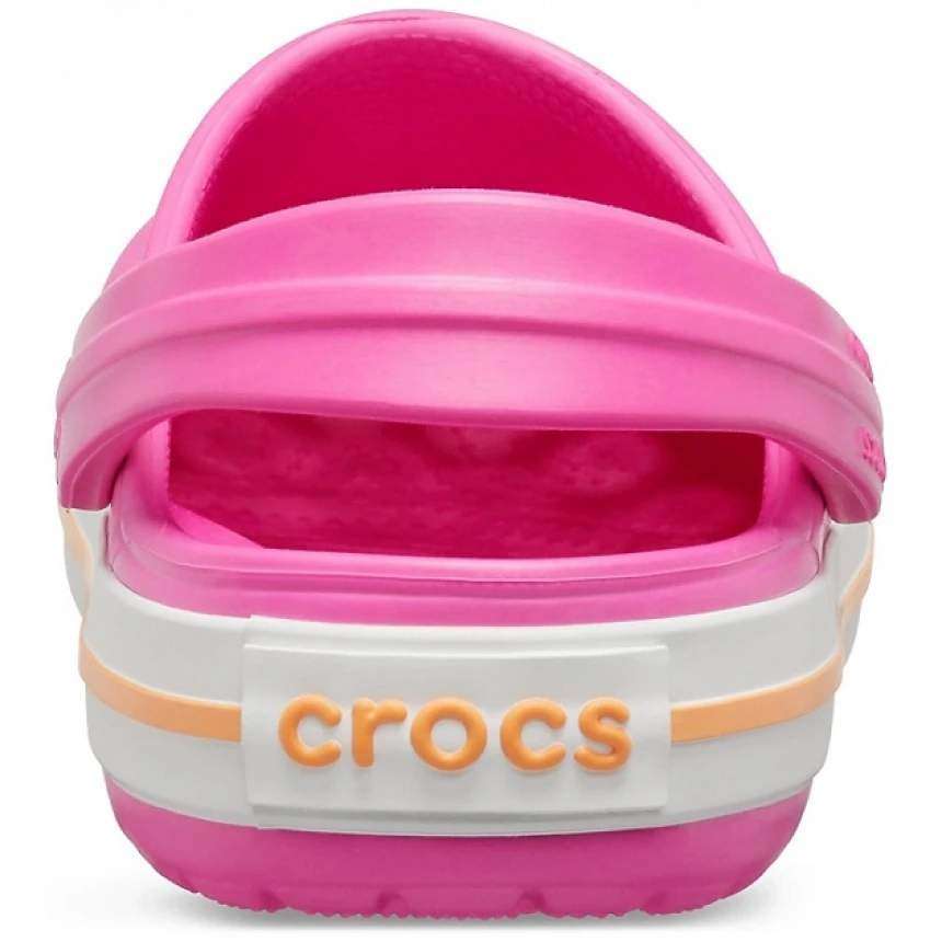 Дитячі Crocs для дівчинки Crocband Kids Electric Pink / Cantaloupe — фото 7