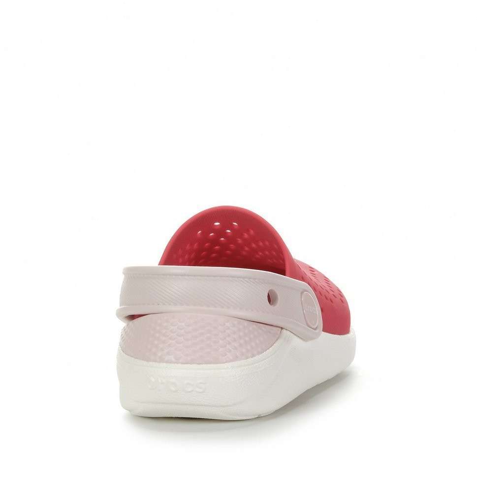 Дитячі Crocs для дівчинки Kids LiteRide Clog Poppy White — фото 6
