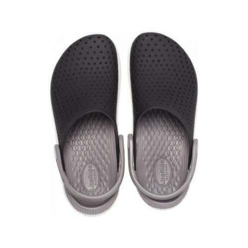 Дитячі Crocs-сабо для хлопчика Crocs Kids’ LiteRide Clog Black/White — фото 4