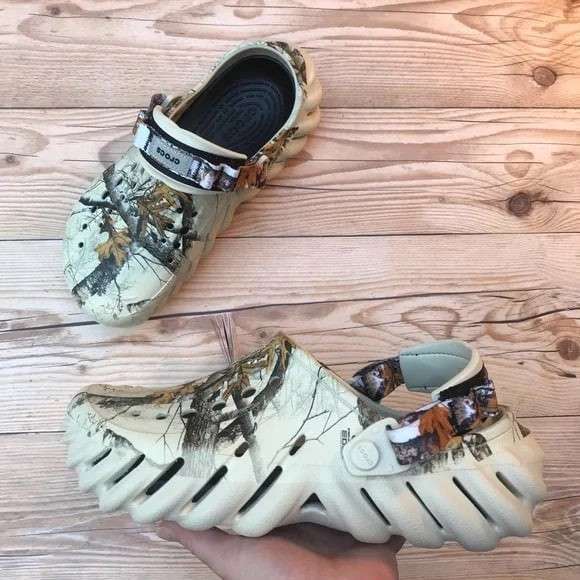 Чоловічі Crocs Бежеві Єхо Echo Clog Realtree Edge Bone — фото 6
