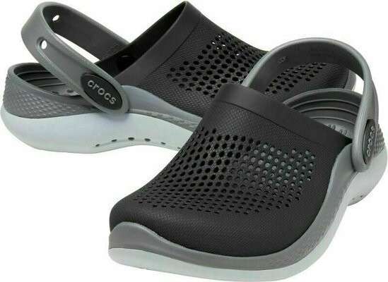 Дитячі Crocs-сабо для хлопчика Crocs Literide Clog 360 Black/Slate Grey — фото 1