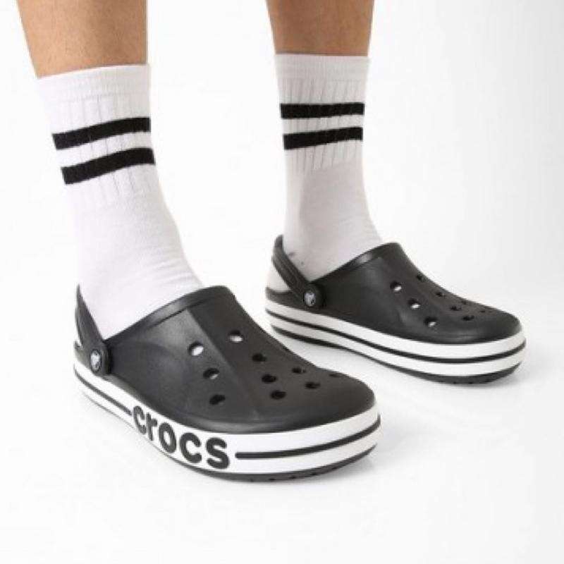 Дитячі Crocs-сабо для хлопчика Crocs Bayaband Clog Black — фото 2