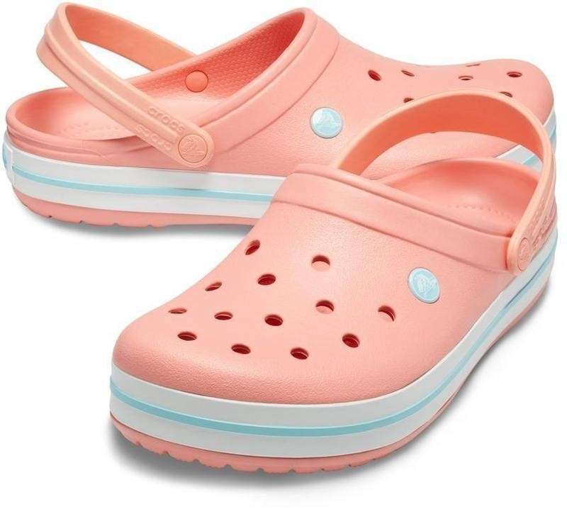 Дитячі Crocs для дівчинки Crocband Melon/Ice Blue Clog