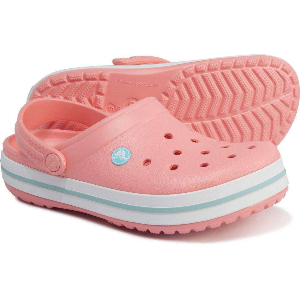 Дитячі Crocs для дівчинки Crocband Melon/Ice Blue Clog — фото 12