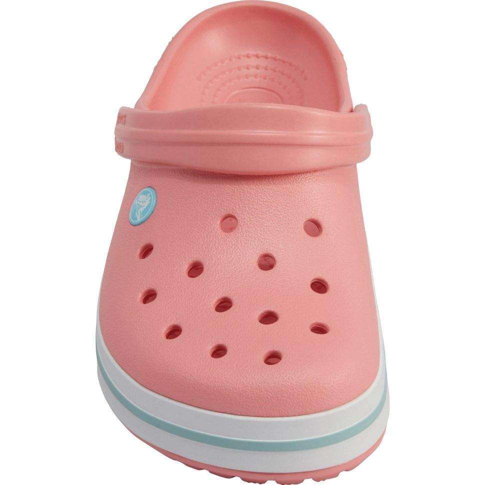 Дитячі Crocs для дівчинки Crocband Melon/Ice Blue Clog — фото 10