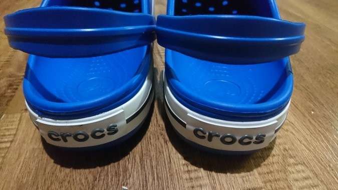 Дитячі Crocs-сабо для хлопчика Crocs Crocband Clogs Bright Cobalt/Charcoal — фото 3