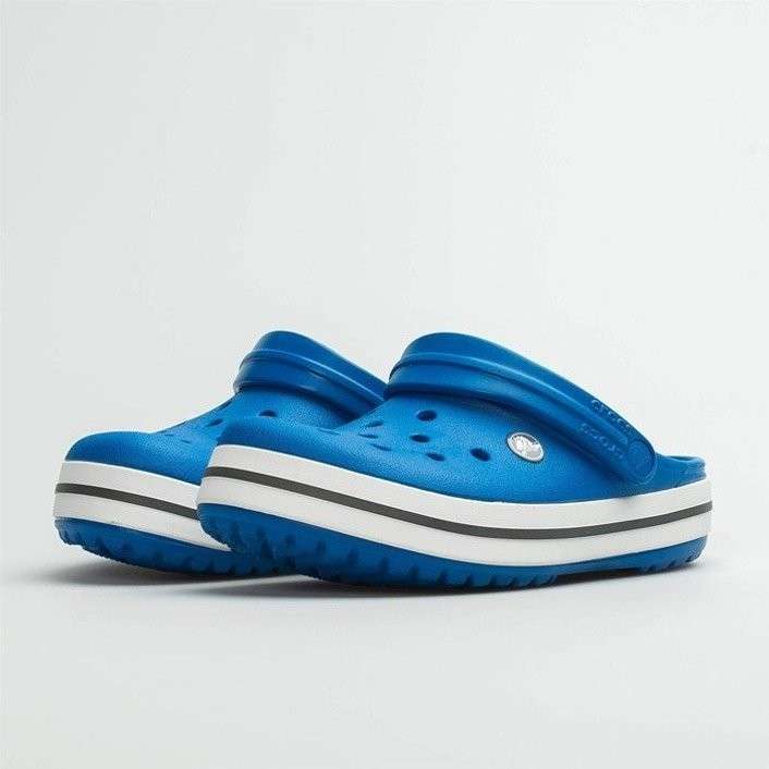 Дитячі Crocs-сабо для хлопчика Crocs Crocband Clogs Bright Cobalt/Charcoal — фото 8
