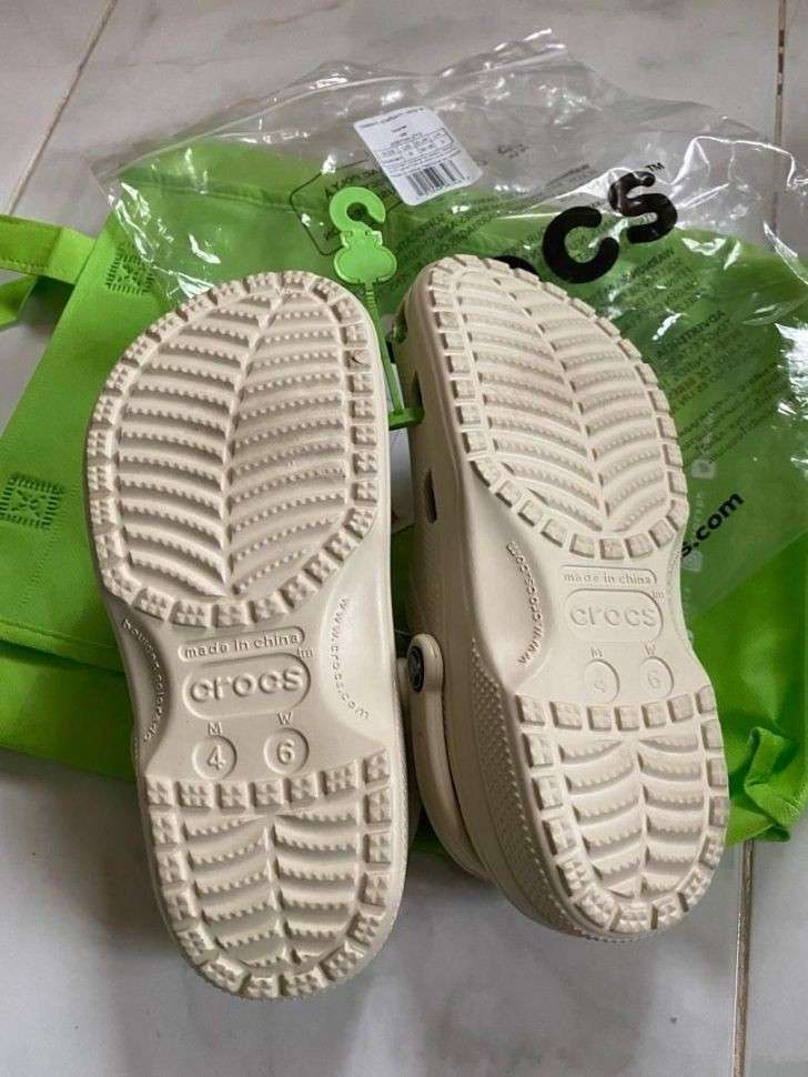 Дитячі Crocs для дівчинки Classic Clog Bone Baige — фото 12
