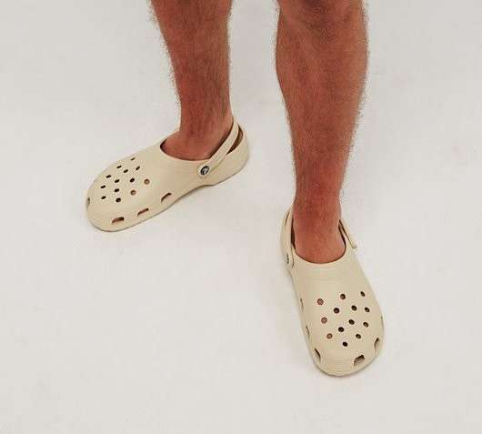 Дитячі Crocs для дівчинки Classic Clog Bone Baige — фото 3