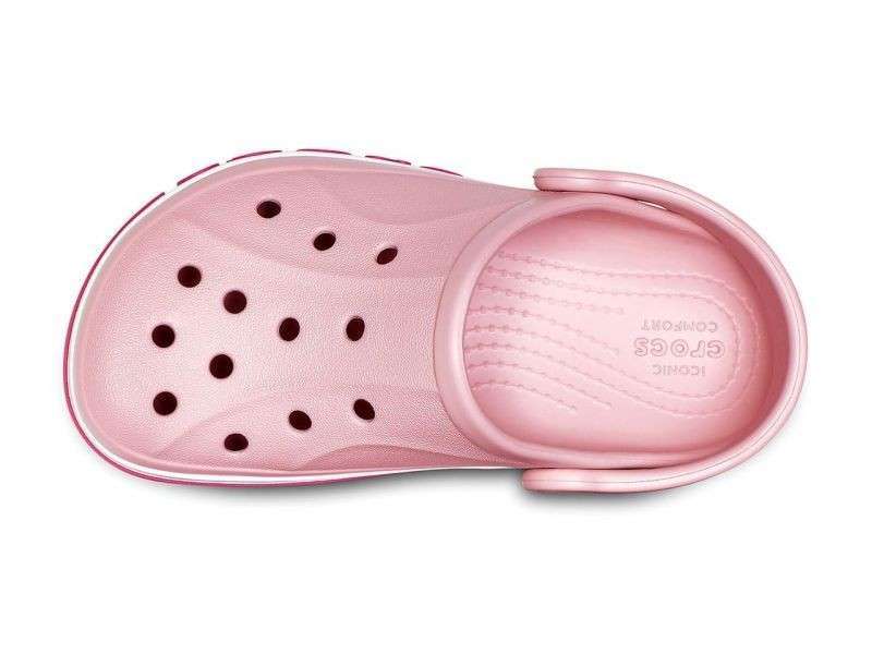 Дитячі Crocs для дівчинки Kids Bayaband Clog Ballerina Pink/Candy Pink — фото 4