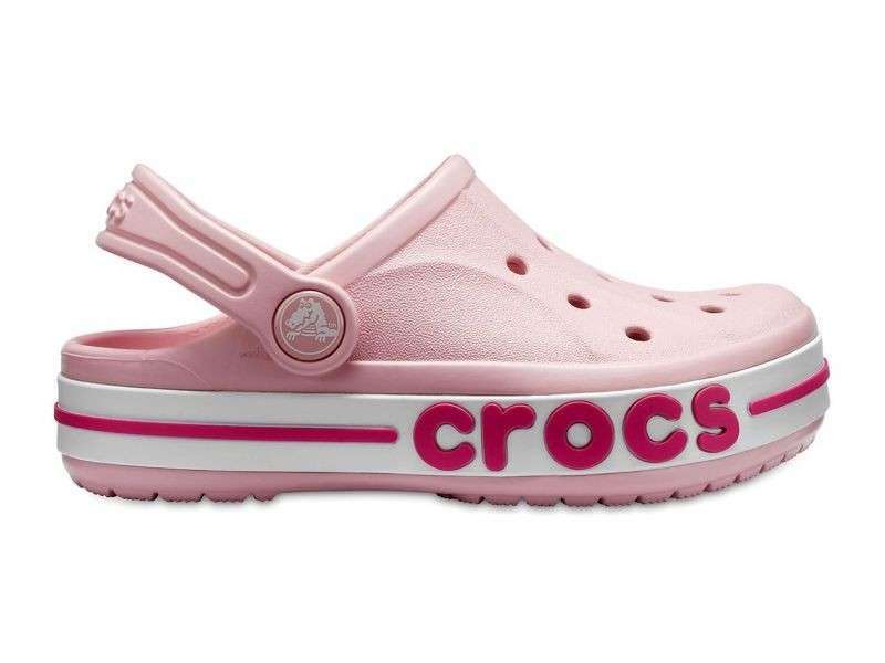 Дитячі Crocs для дівчинки Kids Bayaband Clog Ballerina Pink/Candy Pink — фото 5