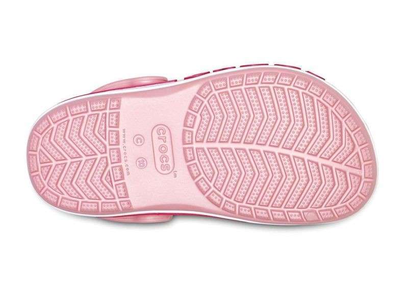 Дитячі Crocs для дівчинки Kids Bayaband Clog Ballerina Pink/Candy Pink — фото 9