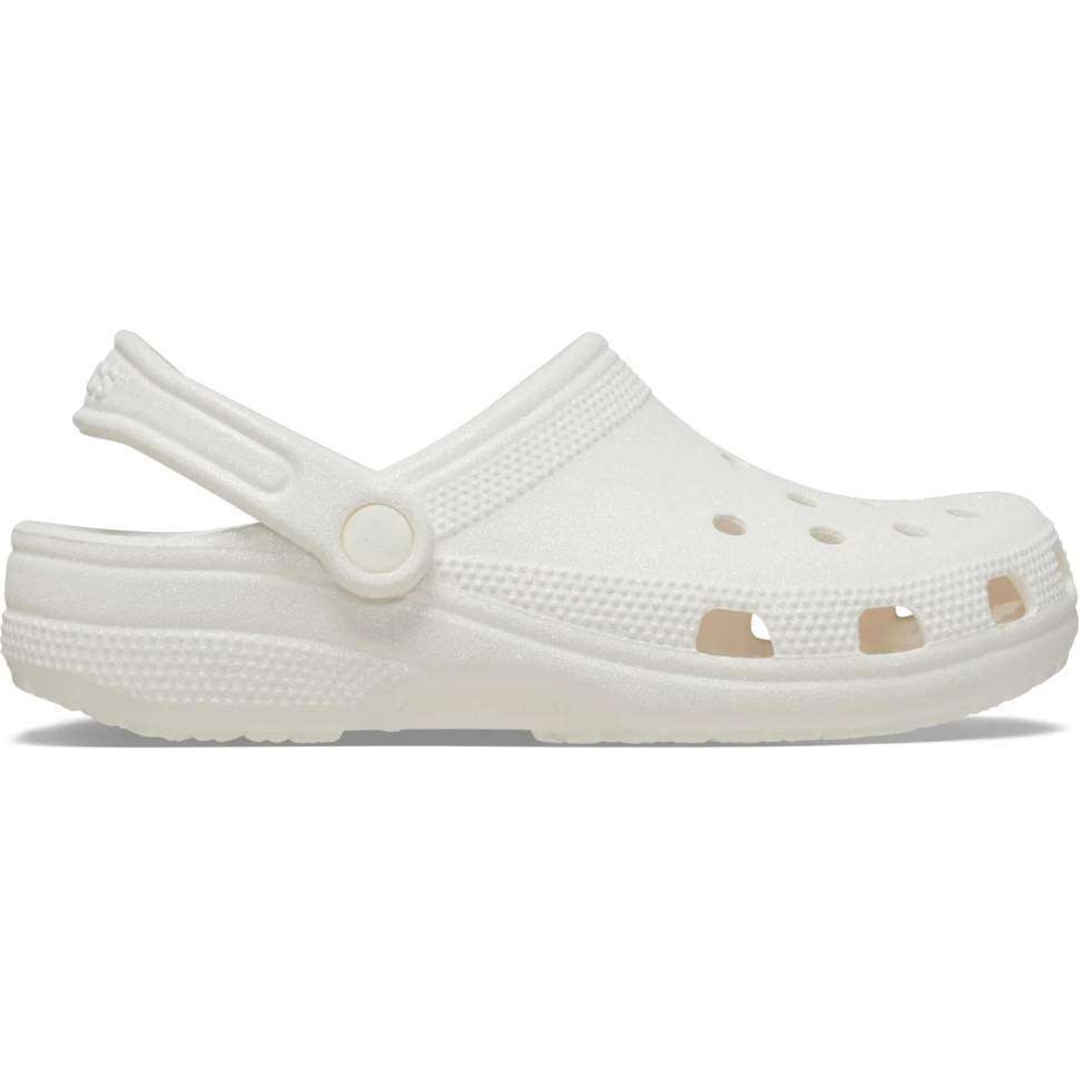 Crocs Класік Клог Білі Глітер Classic Clog Glitter White — фото 2