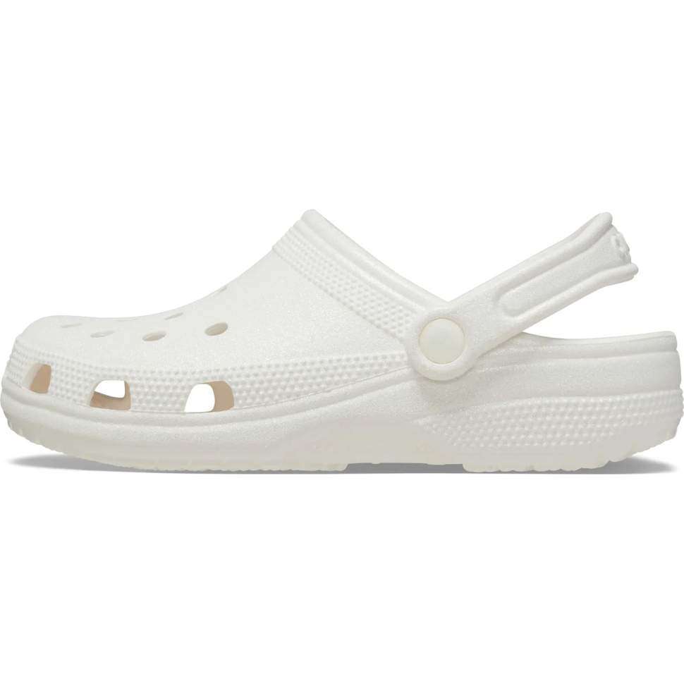 Crocs Класік Клог Білі Глітер Classic Clog Glitter White — фото 4