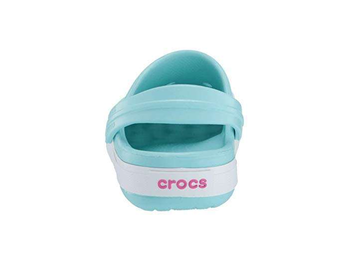 Дитячі Crocs для дівчинки Crocband II Kids Clogs Ice Blue/Candy Pink — фото 3