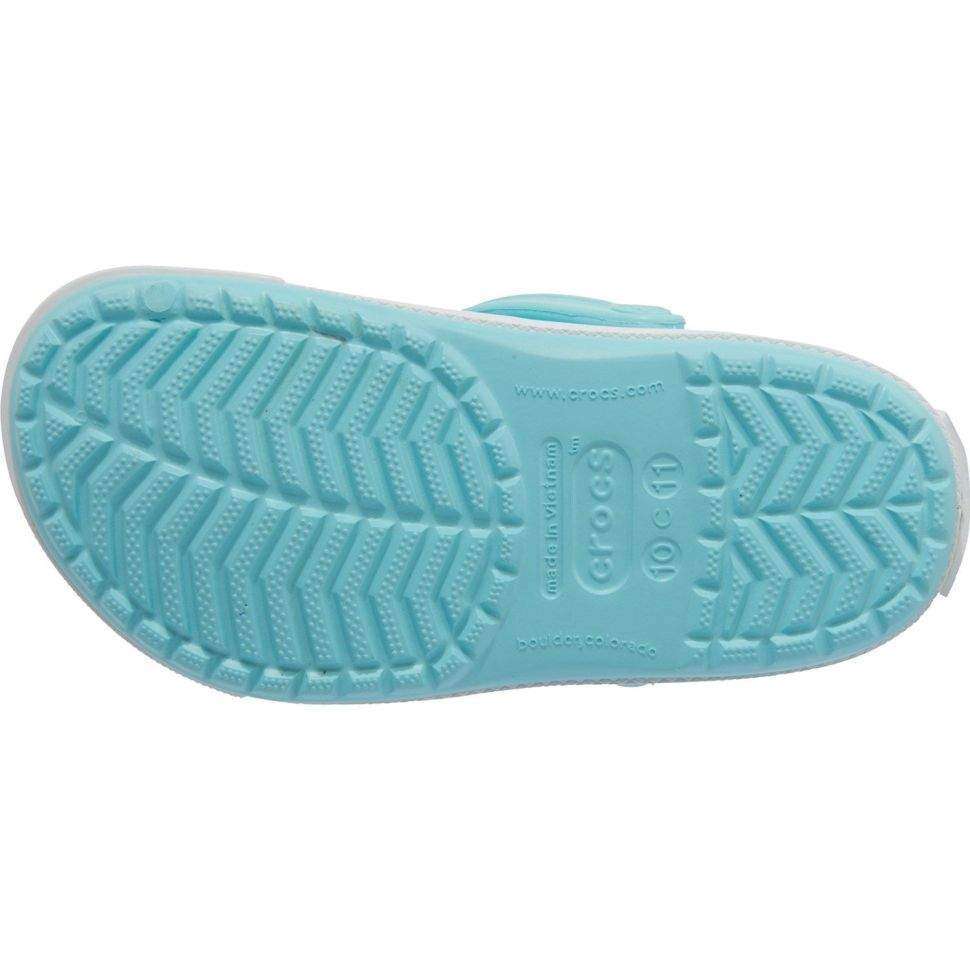 Дитячі Crocs для дівчинки Crocband II Kids Clogs Ice Blue/Candy Pink — фото 7