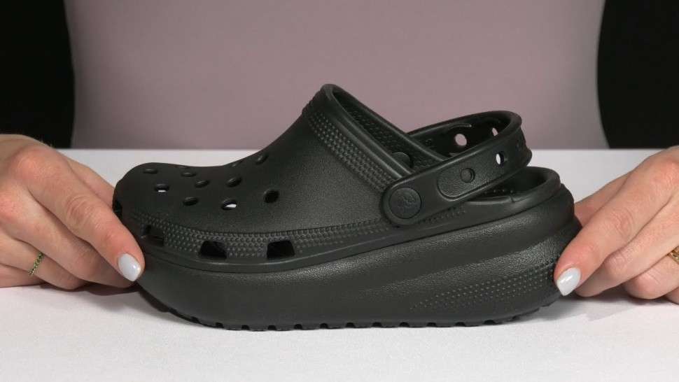 Дитячі Crocs для дівчинки Classic Crush Clog Black — фото 8