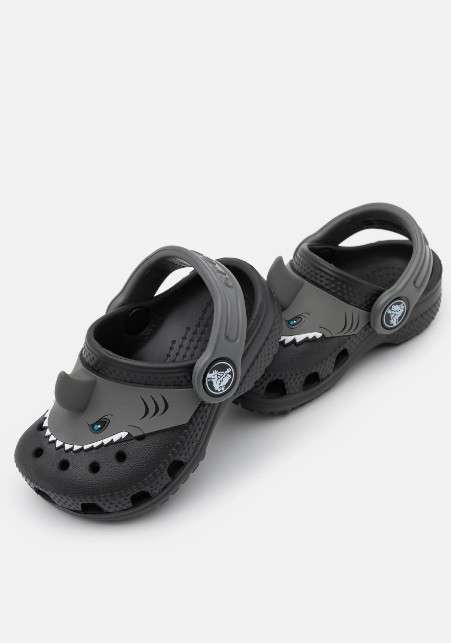 Дитячі Crocs-сабо для хлопчика Crocs Kids Classic I AM Unicorn Black — фото 3