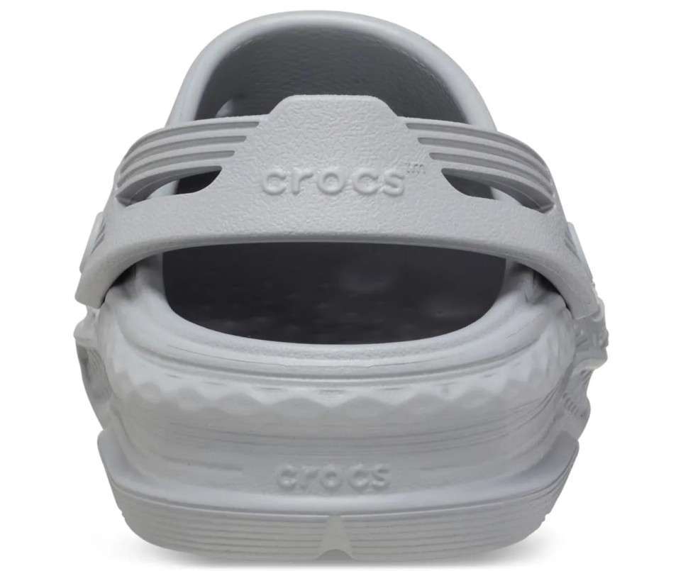 Дитячі Crocs Kids' Off Grid Clog Light Grey — фото 3