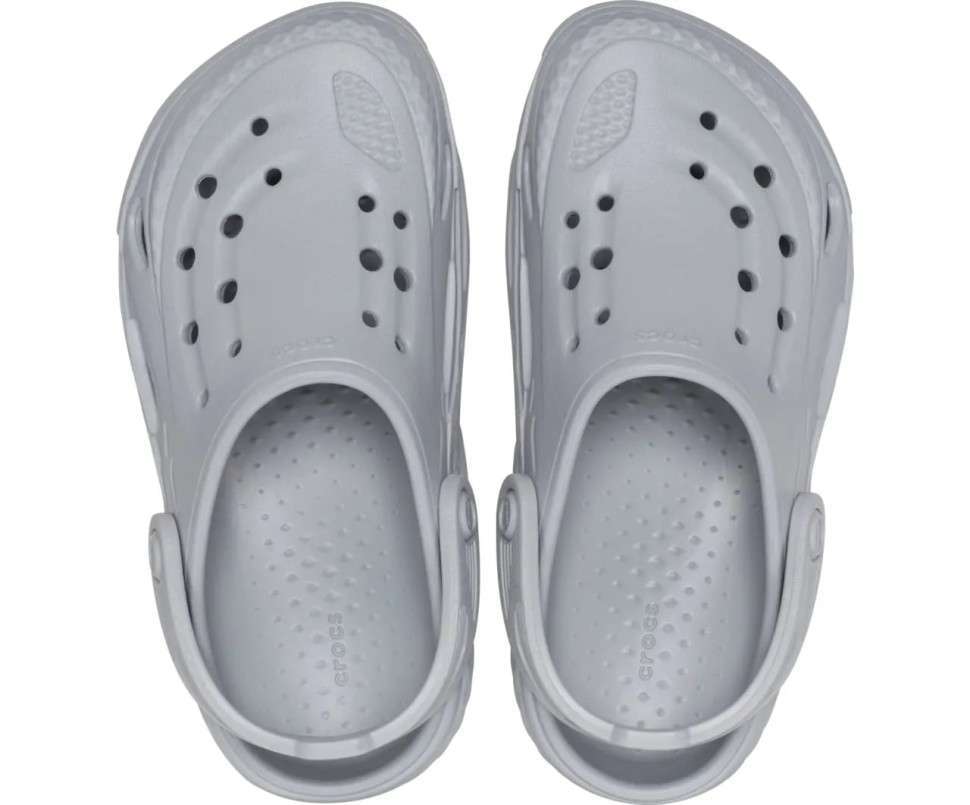 Дитячі Crocs Kids' Off Grid Clog Light Grey — фото 4
