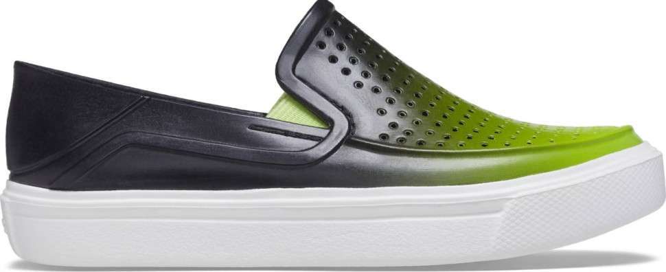 Crocs Мокасини для Хлопчика Citilane Roka Graphic Black Lime Punch — фото 2