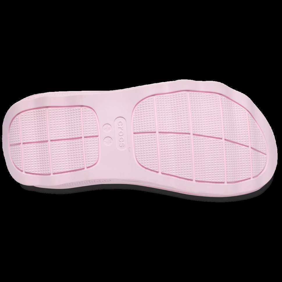 Жіночі шльопанці Crocs Mega Crush Triple Strap Pink Milk — фото 5
