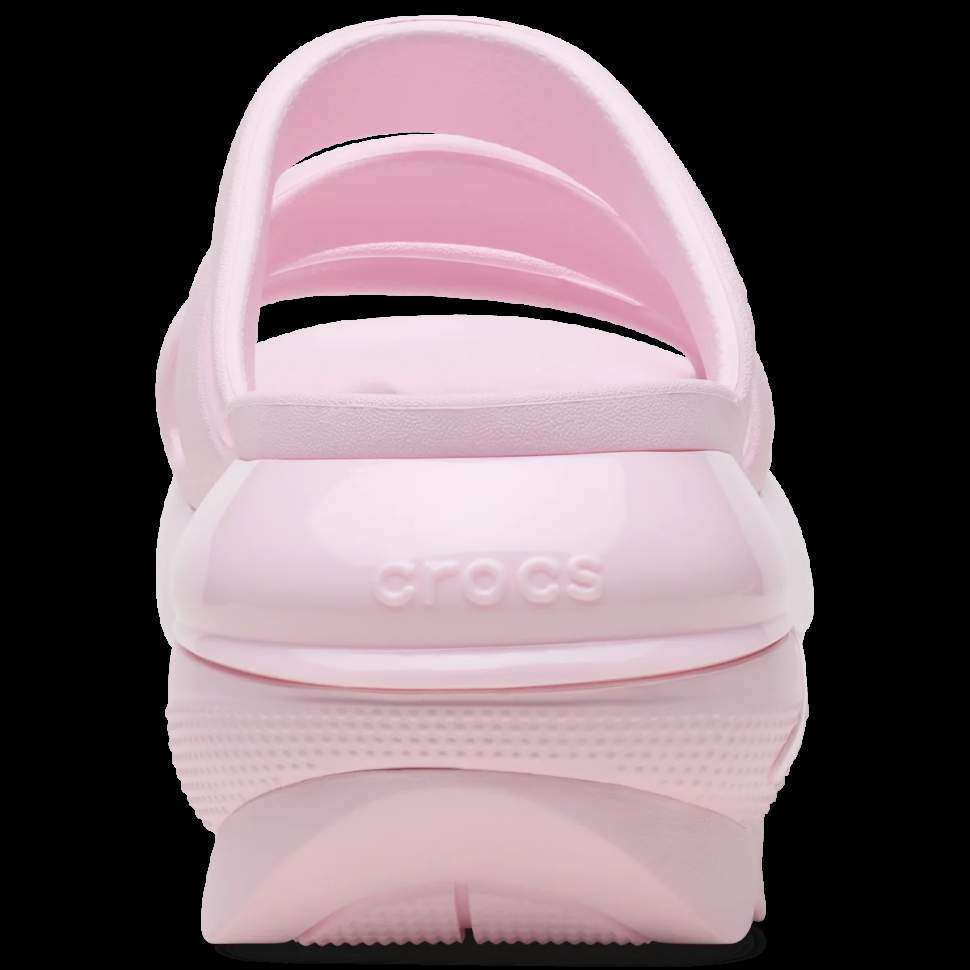 Жіночі шльопанці Crocs Mega Crush Triple Strap Pink Milk — фото 7