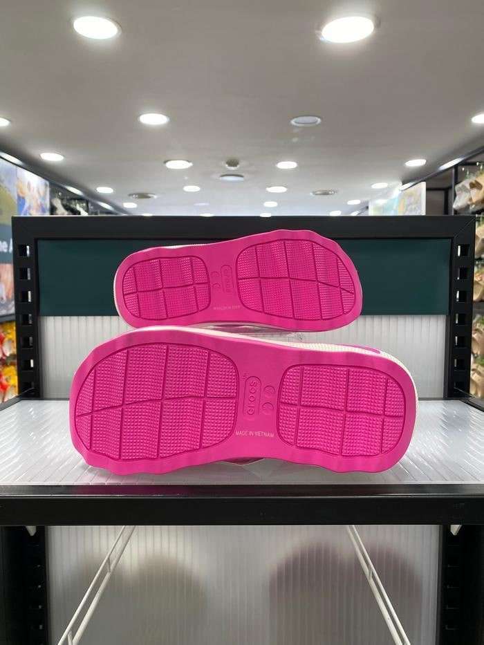 Жіночі шльопанці Crocs Mega Crush Triple Strap Pink — фото 5
