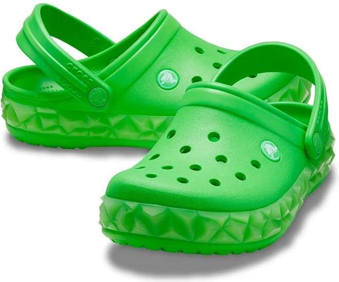 Дитячі Crocs-сабо для хлопчика Crocs Crocband Geometric Glow Band Clog Juvenil 1 — фото 1
