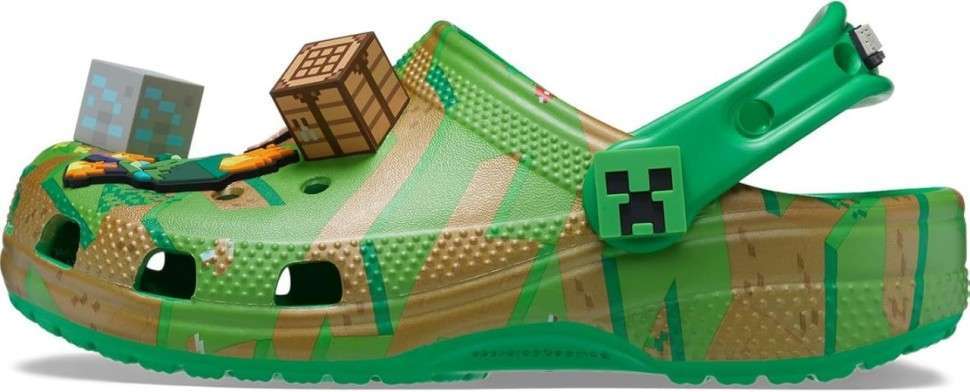Дитячі Crocs-сабо для хлопчика Crocs Unisex-Child Classic Minecraft Clog — фото 2