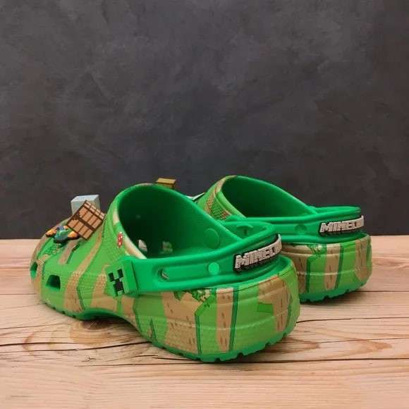 Дитячі Crocs-сабо для хлопчика Crocs Unisex-Child Classic Minecraft Clog — фото 11