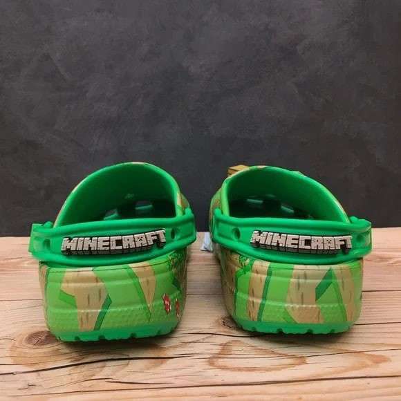 Дитячі Crocs-сабо для хлопчика Crocs Unisex-Child Classic Minecraft Clog — фото 13