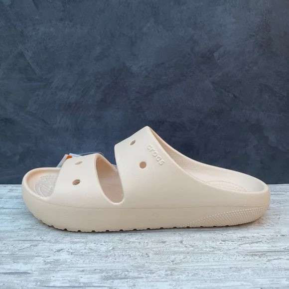 Жіночі шльопанці Crocs Classic Sandal V2 Bone — фото 8