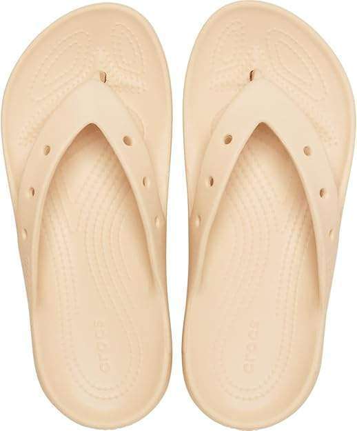 Crocs Классік шльопанці Бежеві Classic Flip v2 Bone — фото 3