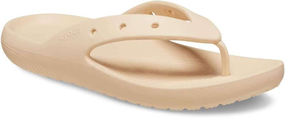 Crocs Классік шльопанці Бежеві Classic Flip v2 Bone — фото 5