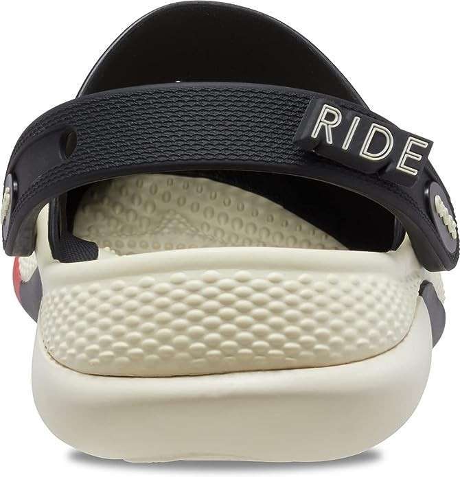 Crocs Лайтрайд 360 Клог Чорні з Білим Literide Ombre Marbled Clog — фото 5