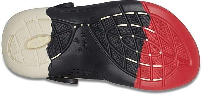 Crocs Лайтрайд 360 Клог Чорні з Білим Literide Ombre Marbled Clog — фото 6