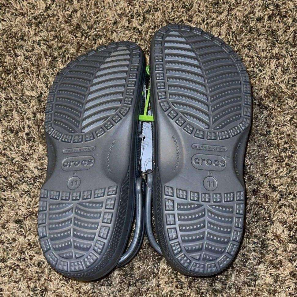 Чоловічі Crocs Classic Clog Slate Grey — фото 12