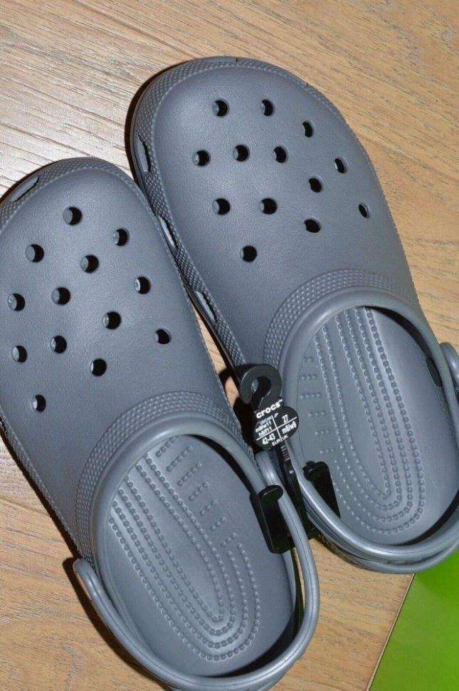 Чоловічі Crocs Classic Clog Slate Grey — фото 5