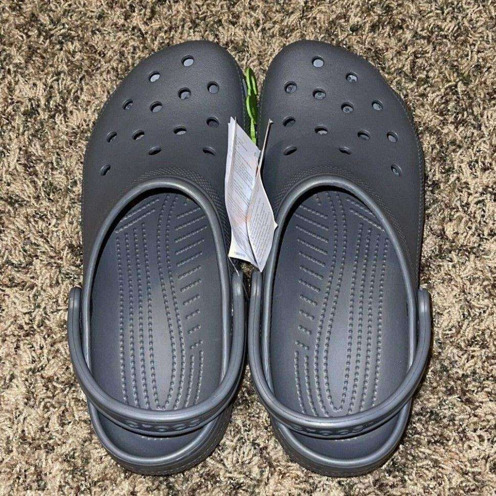 Чоловічі Crocs Classic Clog Slate Grey — фото 10