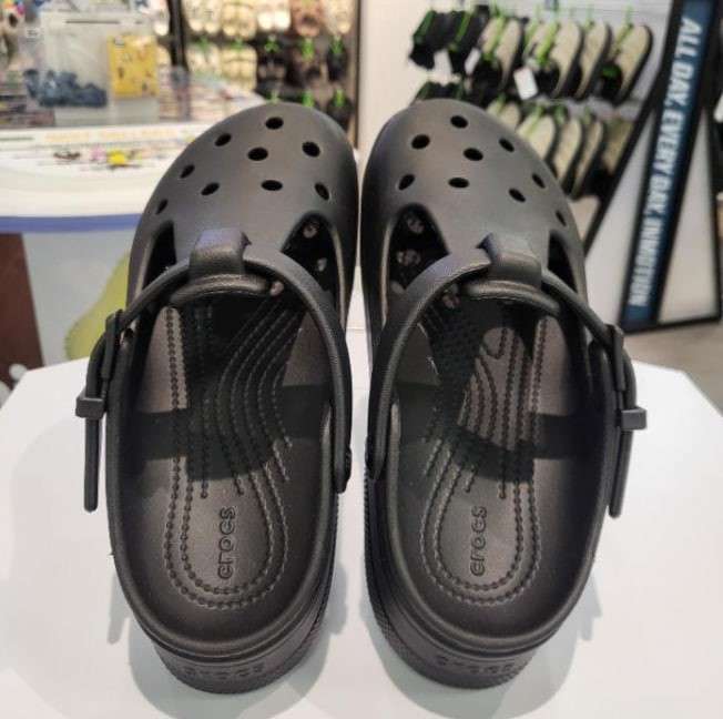 Жіночі Crocs сандалі Мері Джейн Чорні Classic Mary Jane Black — фото 11